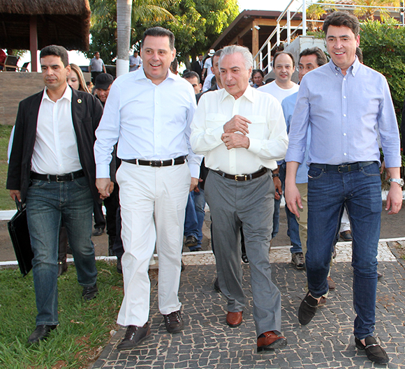 Marconi, Michel Temer e Wilder